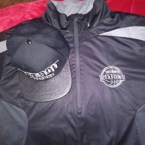 Detroit Pistons Jacket with hat